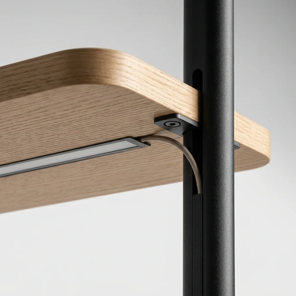 Hovelae Modular Smart Bookshelf with Integrated Reading Light - Image 2