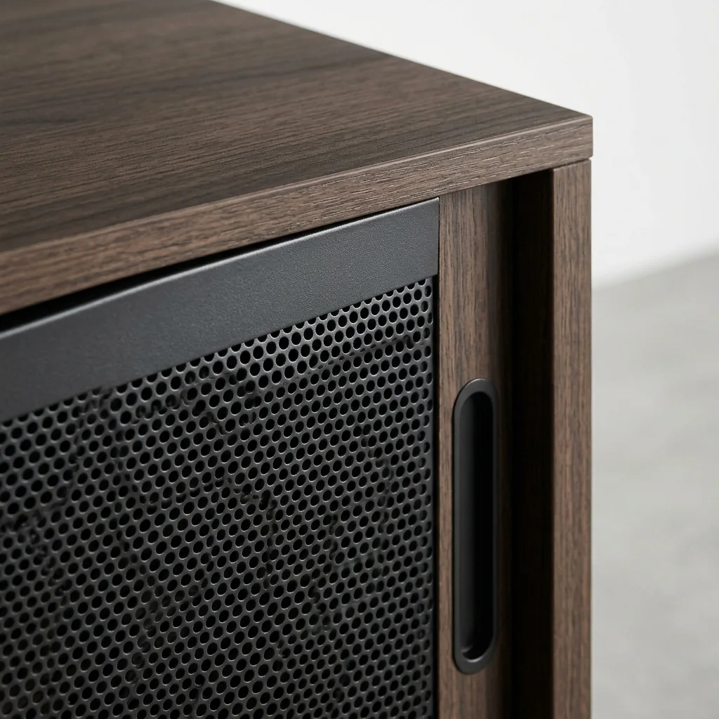 Hovelae Modular Smart Media Cabinet with Ventilated Storage - Image 2