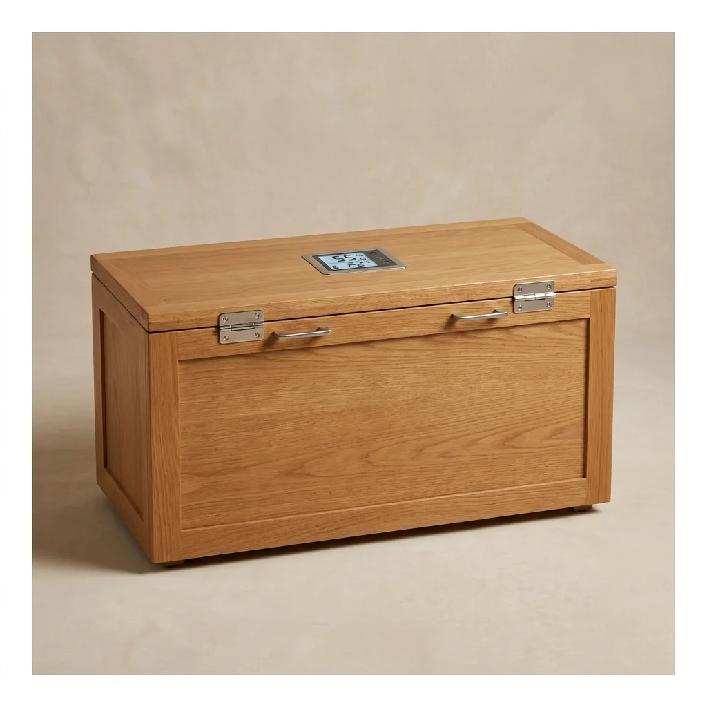 Hovelae Connected Blanket Storage Chest with Humidity Monitor